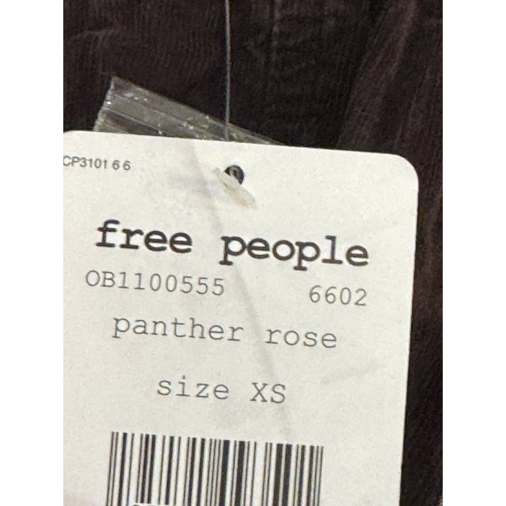 Free People Margate Corduroy Paperbag Trousers Size XS Rose Panther - Picture 7 of 15